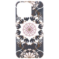 Floral Flora Flower Seamless Pattern Iphone 15 Pro Max Black Uv Print Pc Hardshell Case by Bedest