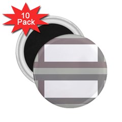 Minimal Mixed Abstract Lines Print Copia 2 25  Magnets (10 Pack) 