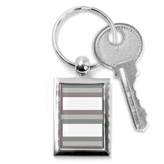 Minimal Mixed Abstract Lines Print Copia Key Chain (rectangle) by dflcprintsclothing