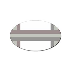 Minimal Mixed Abstract Lines Print Copia Sticker Oval (10 Pack) by dflcprintsclothing