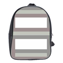 Minimal Mixed Abstract Lines Print Copia School Bag (large)