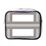 Minimal Mixed Abstract Lines Print Copia Mini Toiletries Bag (One Side) Front