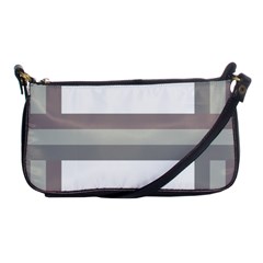 Minimal Mixed Abstract Lines Print Copia Shoulder Clutch Bag by dflcprintsclothing