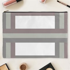 Minimal Mixed Abstract Lines Print Copia Cosmetic Bag (xxxl) by dflcprintsclothing