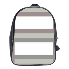 Minimal Mixed Abstract Lines Print Copia School Bag (xl) by dflcprintsclothing