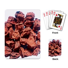 Red Salty Plums On Playing Cards Single Design