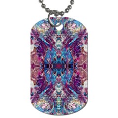 Abstract Symmetry Dog Tag (one Side) by kaleidomarblingart