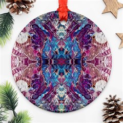 Abstract Symmetry Round Ornament (two Sides)