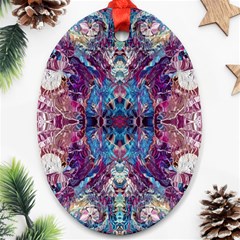 Abstract Symmetry Oval Ornament (two Sides)