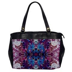 Abstract Symmetry Oversize Office Handbag by kaleidomarblingart