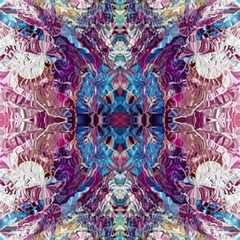 Abstract Symmetry Play Mat (rectangle) by kaleidomarblingart