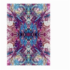 Abstract Symmetry Large Garden Flag (two Sides) by kaleidomarblingart