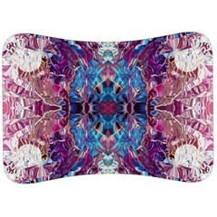 Abstract Symmetry Velour Seat Head Rest Cushion by kaleidomarblingart