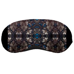 Ornate Baroque Floral Pattern Print Sleep Mask by dflcprintsclothing