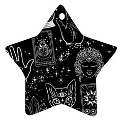 White Lines Woo Woo Ornament (star)