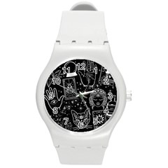 White Lines Woo Woo Round Plastic Sport Watch (m) by angwithoutane