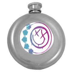 Blink 182 Logo Round Hip Flask (5 Oz) by avitendut