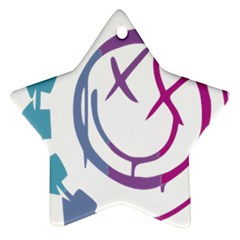 Blink 182 Logo Star Ornament (two Sides)