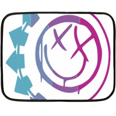 Blink 182 Logo Two Sides Fleece Blanket (mini) by avitendut