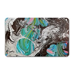 Marbling Mono Blend  Magnet (rectangular) by kaleidomarblingart