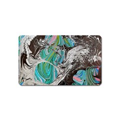 Marbling Mono Blend  Magnet (name Card) by kaleidomarblingart