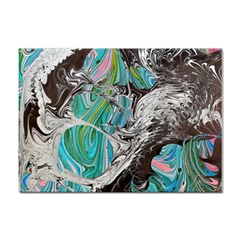 Marbling Mono Blend  Sticker A4 (10 Pack) by kaleidomarblingart