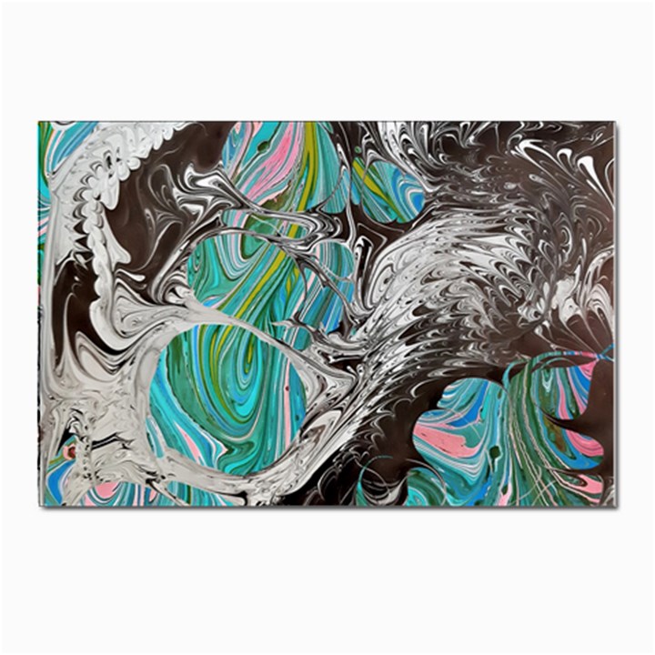 Marbling Mono Blend  Postcards 5  x 7  (Pkg of 10)