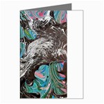 Marbling Mono Blend  Greeting Cards (Pkg of 8) Left