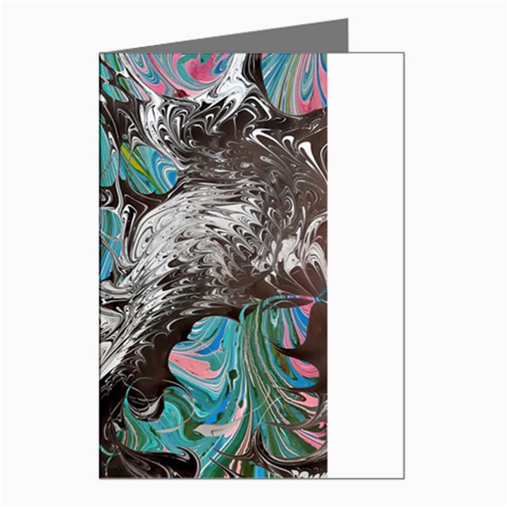 Marbling Mono Blend  Greeting Cards (Pkg of 8)