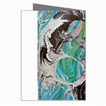 Marbling Mono Blend  Greeting Cards (Pkg of 8) Right