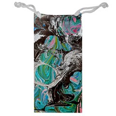 Marbling Mono Blend  Jewelry Bag by kaleidomarblingart