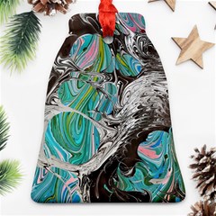 Marbling Mono Blend  Ornament (bell)