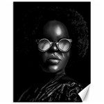 Cool Afro Beauty Portrait Illustration (AI+Human) Canvas 12  x 16  11.86 x15.41  Canvas - 1