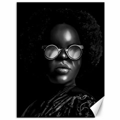 Cool Afro Beauty Portrait Illustration (ai+human) Canvas 36  X 48 