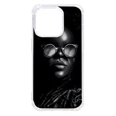 Cool Afro Beauty Portrait Illustration (ai+human) Iphone 14 Pro Tpu Uv Print Case by dflcprintsclothing