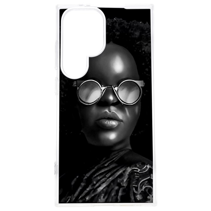 Cool Afro Beauty Portrait Illustration (AI+Human) Samsung Galaxy S24 Plus 6.7 Inch TPU UV Case