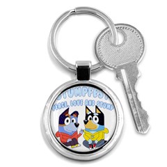 Bluey Key Chain (round) by avitendut