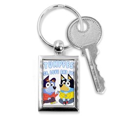 Bluey Key Chain (rectangle) by avitendut