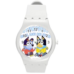 Bluey Round Plastic Sport Watch (m) by avitendut