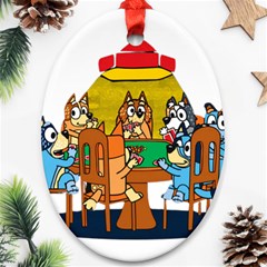 Bluey Ornament (oval)