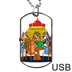 Bluey Dog Tag Usb Flash (two Sides) by avitendut