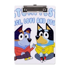 Bluey A5 Acrylic Clipboard by avitendut