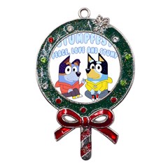 Bluey Metal X mas Lollipop With Crystal Ornament