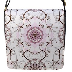 Floral Flora Flower Seamless Pattern Flap Closure Messenger Bag (s) by Bedest