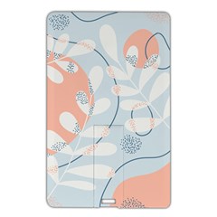 Pattern Plants Leaves Nature Name Card Style Usb Flash Drive by Bedest