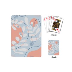 Pattern Plants Leaves Nature Playing Cards Single Design (mini)