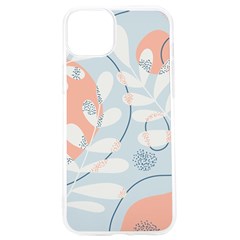 Pattern Plants Leaves Nature Iphone 15 Pro Tpu Uv Print Case by Bedest