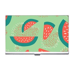 Watermelon Dots Summer Pattern Business Card Holder