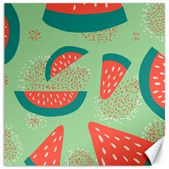 Watermelon Dots Summer Pattern Canvas 16  x 16 