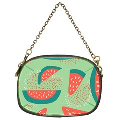 Watermelon Dots Summer Pattern Chain Purse (One Side)